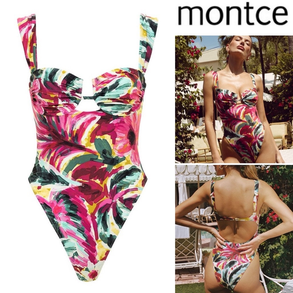 Montce Multicolor Tropical One Piece Swimsuit